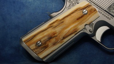 NIGHTHAWK CUSTOM VIP COMMANDER SILVER 38 SUPER WITH MAMMOTH BARK GRIPS - Image 2 of 25