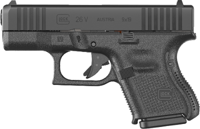 GLOCK UV2650201 G26 V SUB-COMPACT FRAME 9MM 10+1 3.43