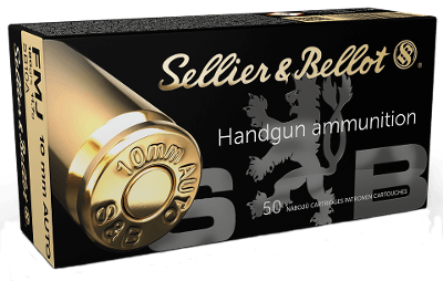 SELLIER & BELLOT SB10A HANDGUN 10MM180 GRAIN FULL METAL JACKET 50 RNDS - Image 1 of 1