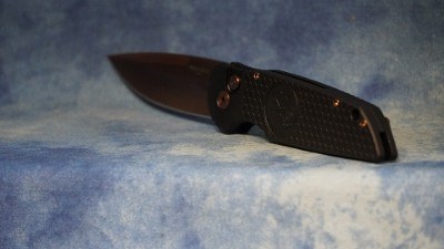 NIGHTHAWK CUSTOM K211-CR PRO-TECH KNIFE TR-3 AUTOMATIC COPPER ROSE DLC - Image 3 of 7