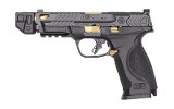 SMITH & WESSON 14619 M&P9 M2.0 METAL 9MM BLACK & GOLD TALO EXC - 2 of 3