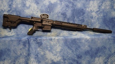 USED ARMALITE AR-10(T) GEN I SUPER SASS 308 WIN WITH FAUX SUPPRESSOR - Image 1 of 10