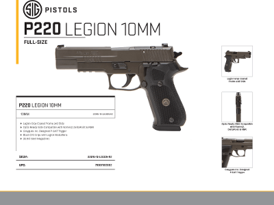 SIG SAUER 220R5-10-LEGION-R2 P220 LEGION 10MM5