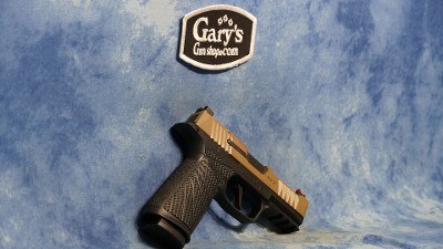 WILSON COMBAT P365XL 2.0 9MM MACRO MODULE FDE SLIDE RMR CUT TUNED - Image 3 of 7