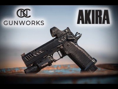 CNC GUNWORKS AKIRA 9MM DLC / ROSE GOLD 4.6