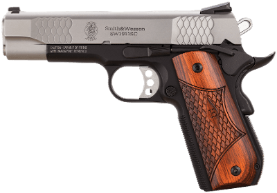ON SALE! SMITH & WESSON 108485 1911SC E-SERIES 45 ACP SCANDIUM 4