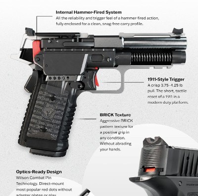 WILSON COMBAT BW-4-15 BULWARK OPTICS READY 9MM 15 RNDS - Image 2 of 14