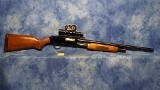 USED MOSSBERG 500A RIFLED 12 GA SLUG GUN WITH SCOPE - Image 1 of 6