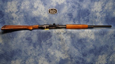 USED MOSSBERG 500A RIFLED 12 GA SLUG GUN WITH SCOPE - Image 4 of 6