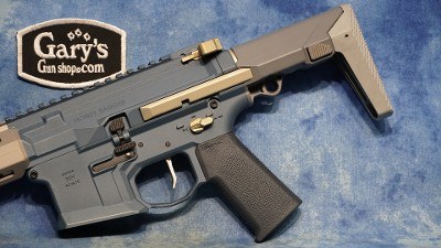 Q LLC HB-300BLK-7IN-SBR-BLU HONEY BADGER 300 BLACKOUT 7