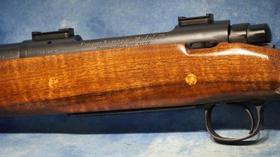 COOPER MODEL 52 CUSTOM CLASSIC 6.5X55 SWED CLARO WALNUT / AMBOYNA TIP - Image 14 of 20