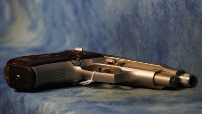 CONSIGNMENT BERETTA 84 FS CHEETAH 380 ACP FACTORY NICKEL W/ THREADED BARREL - Image 3 of 5