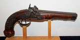 ANTIQUE GERMAN EXPOSED HAMMERS S X S HOWDAH PISTOL COACHGUN by C. SCHILLING from MEHLIS GERMANY - 2 of 15
