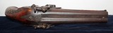 ANTIQUE GERMAN EXPOSED HAMMERS S X S HOWDAH PISTOL COACHGUN by C. SCHILLING from MEHLIS GERMANY - 3 of 15
