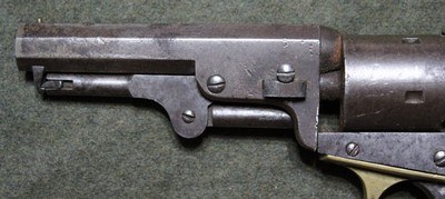 ANTIQUE COOPER FIRE ARMS NAVY 36 CALIBER 5 SHOT CIRCA 1860 SN #3782 - Image 4 of 8