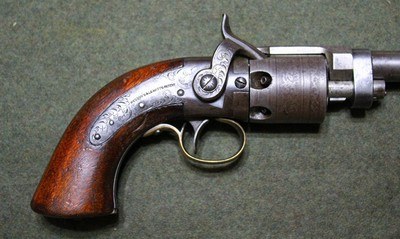 ANTIQUE MASS ARMS CO. WESSON & LEAVITT BELT MODEL 31 CALIBER 6 SHOT REVOLVER - Image 3 of 14