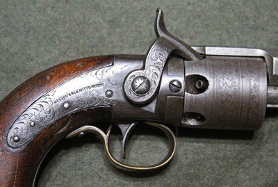 ANTIQUE MASS ARMS CO. WESSON & LEAVITT BELT MODEL 31 CALIBER 6 SHOT REVOLVER - Image 9 of 14