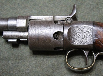 ANTIQUE MASS ARMS CO. WESSON & LEAVITT BELT MODEL 31 CALIBER 6 SHOT REVOLVER - Image 10 of 14