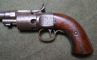 ANTIQUE MASS ARMS CO. WESSON & LEAVITT BELT MODEL 31 CALIBER 6 SHOT REVOLVER - Image 6 of 14