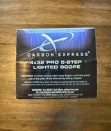 Carbon Express 4×32 Pro 5-step lighted crossbow scope - 4 of 5