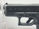 GLOCK 26 - G26 Gen3 9mm Sub-Compact w (3) 10-Round mags - Like New - 4 of 12
