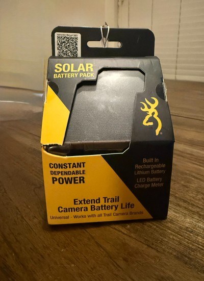 Browning Universal Extend Trail Camera Battery Solar Pack NEW