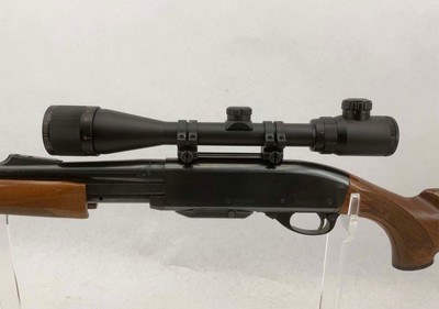 Remington 7600 243 with Bushnell scope and leather sling - Image 3 of 14