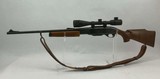 Remington 7600 243 with Bushnell scope and leather sling - Image 1 of 14
