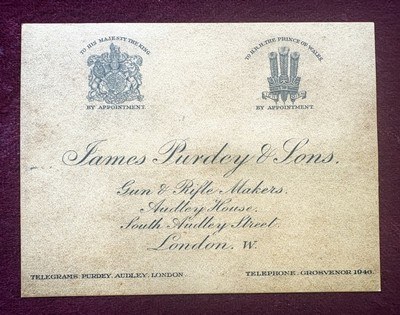 James Purdey & Sons 12 Bore Self-Opening Sidelock Ejector Serial No. 21712 - Image 17 of 17