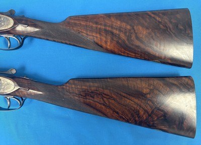 AYA No1 Deluxe 12 Bore Sidelock Ejector Pair - Image 6 of 10
