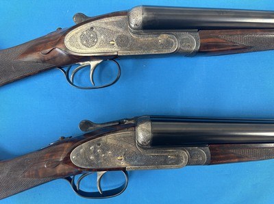 AYA No1 Deluxe 12 Bore Sidelock Ejector Pair - Image 3 of 10