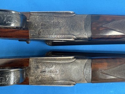 AYA No1 Deluxe 12 Bore Sidelock Ejector Pair - Image 8 of 10