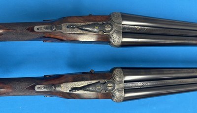 AYA No1 Deluxe 12 Bore Sidelock Ejector Pair - Image 7 of 10