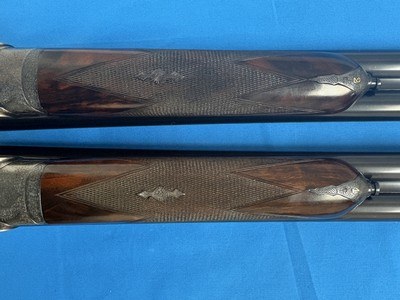 AYA No1 Deluxe 12 Bore Sidelock Ejector Pair - Image 9 of 10