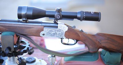 Heym Model 25 Combination Gun (12 GA and 30-06) engraved by Gerd Rausch