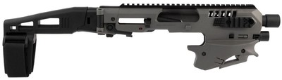 CAA MCKTU MCK Standard Conversion Kit Gray Synthetic with Black Stock for Glock 17,19,19x,22,23,31,32,45