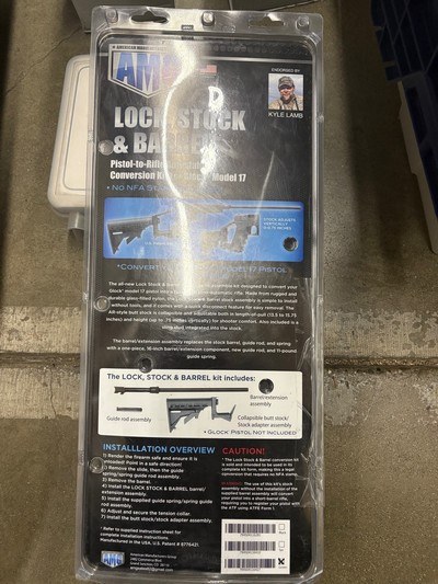 American Manufacturers Group AMG for Glock Conversion Kit Pistol To Rifle - 17 - Image 3 of 3