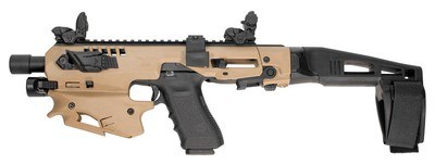 Command Arms MCKTA MCK Advanced Conversion Kit Fits Glock 17/19/19X/22/23/31/32/45 Gen3-5 Flat Dark Earth Synthetic Stock - Image 1 of 1