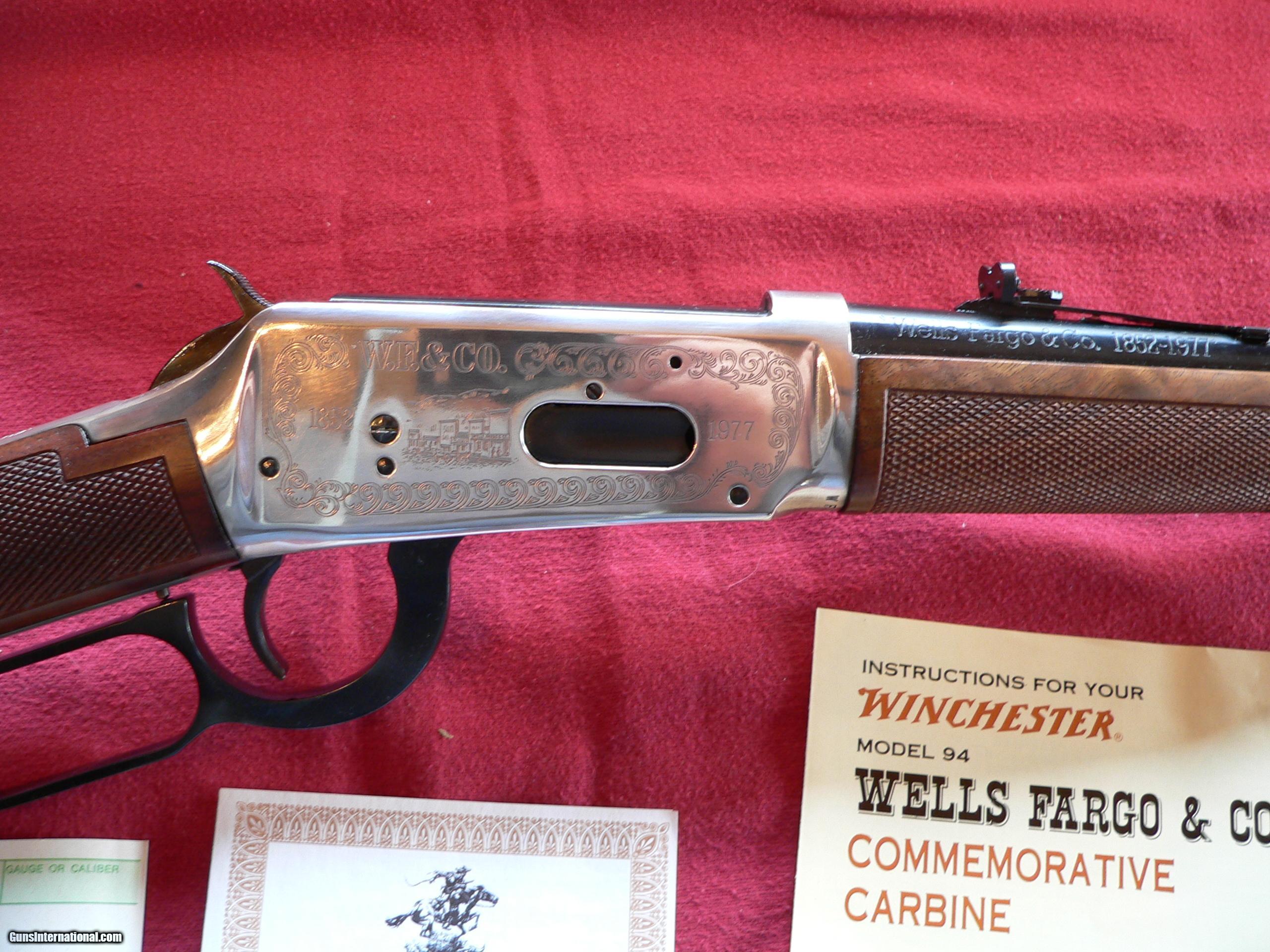Winchester Model 94 Wells Fargo Commemorative cal. 3030 leveraction Rifle