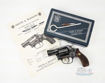 Smith & Wesson Model 36 Chiefs Special - .38 Spl. / +P- Excellent Condition