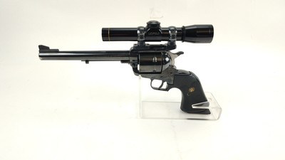 Ruger New Model Super Blackhawk - .44 Magnum - Used; Great Condition w/ Leupold Scope - Image 1 of 15