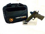 Nighthawk Custom TRS COMP 1911 - 9mm - Factory New - OD Green Cerakote / Black DLC - w/ SRO - 2 of 18