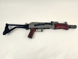 Romarm Mini Draco AK Pistol - 7.62x39 - Used; Great Condition - CAI Import - Red Wood/Gray Metal - 3 of 18