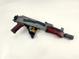 Romarm Mini Draco AK Pistol - 7.62x39 - Used; Great Condition - CAI Import - Red Wood/Gray Metal - 5 of 18