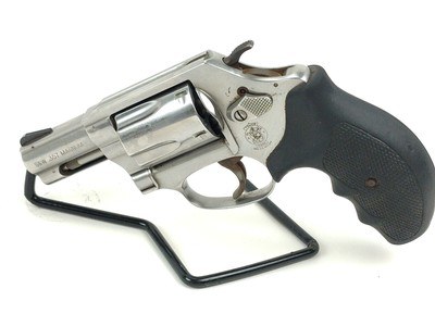 Smith & Wesson Model 60-14 DA/SA Revolver - .357 Magnum - Used; Good Condition - w/ Leather Holster - Image 9 of 18
