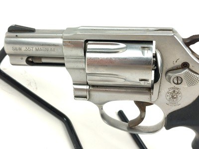 Smith & Wesson Model 60-14 DA/SA Revolver - .357 Magnum - Used; Good Condition - w/ Leather Holster - Image 12 of 18