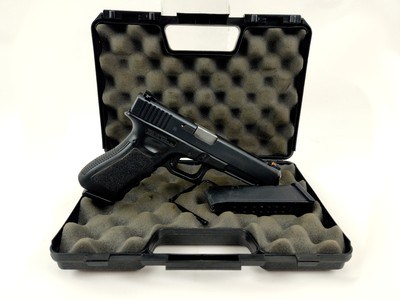 Glock Model 34 Gen 3 - 9mm - Used; Great Condition - Upgraded KKM Heavy Barrel - 2 Mags - Image 3 of 24