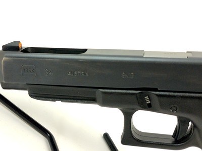 Glock Model 34 Gen 3 - 9mm - Used; Great Condition - Upgraded KKM Heavy Barrel - 2 Mags - Image 12 of 24