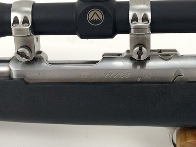 Ruger 77/22 M77 Bolt Action Rifle - .22 LR - Excellent Condition - Stainless/Synthetic - w/ Burris Scope - Image 10 of 14
