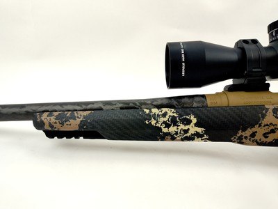 Gunwerks ClymR - 300 Win Mag - Factory New - Barrett Brown / Halo Tan - 8lbs 7oz - w/ Leupold Mark 5HD - Image 17 of 20